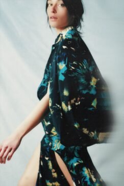 LA CHEMISE IMPATIENTE - SOIE FLORALE