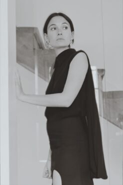 The Impatiente shirt - Black silk