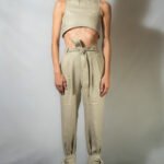 SS26 – Miniature Top Liseron beige et pantalon Lierre beige