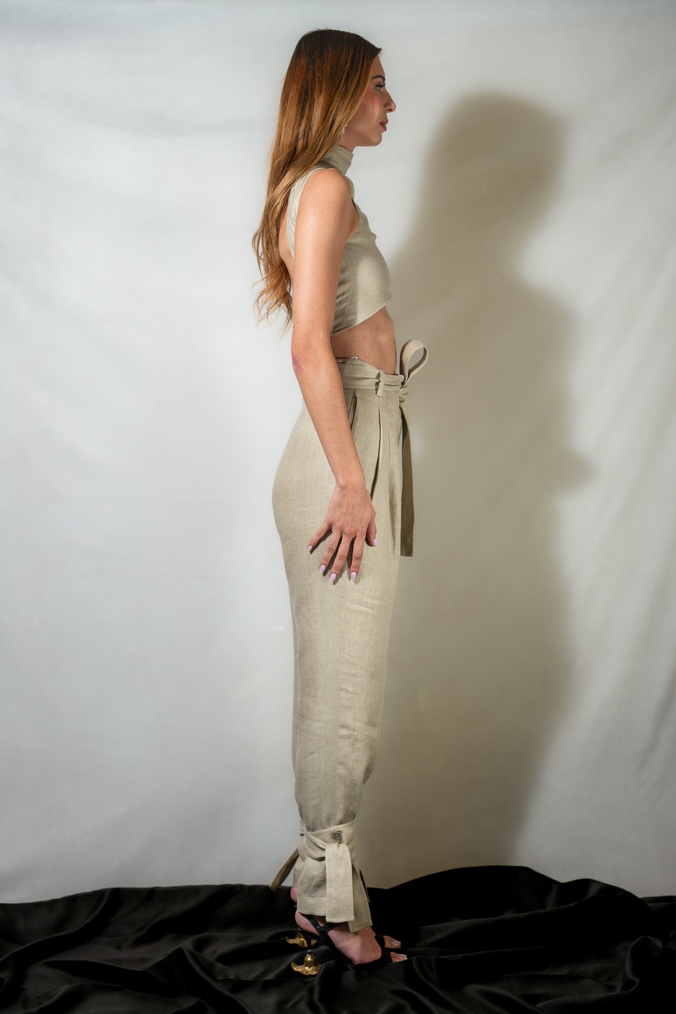 SS26 – Top Liseron beige et pantalon Lierre beige 3