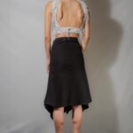 SS26 – Top Liseron blanc et jupe Acanthe noire 4